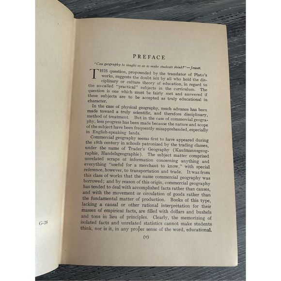1928 Hardback Commercial Geography by Edward Van Dyke Robinson ☀️💕 - Picture 8 of 12